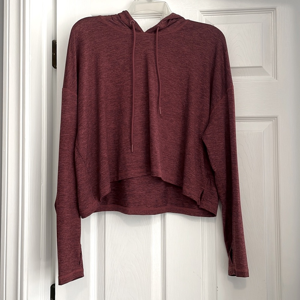 Athleta Cropped Hoodie Size M